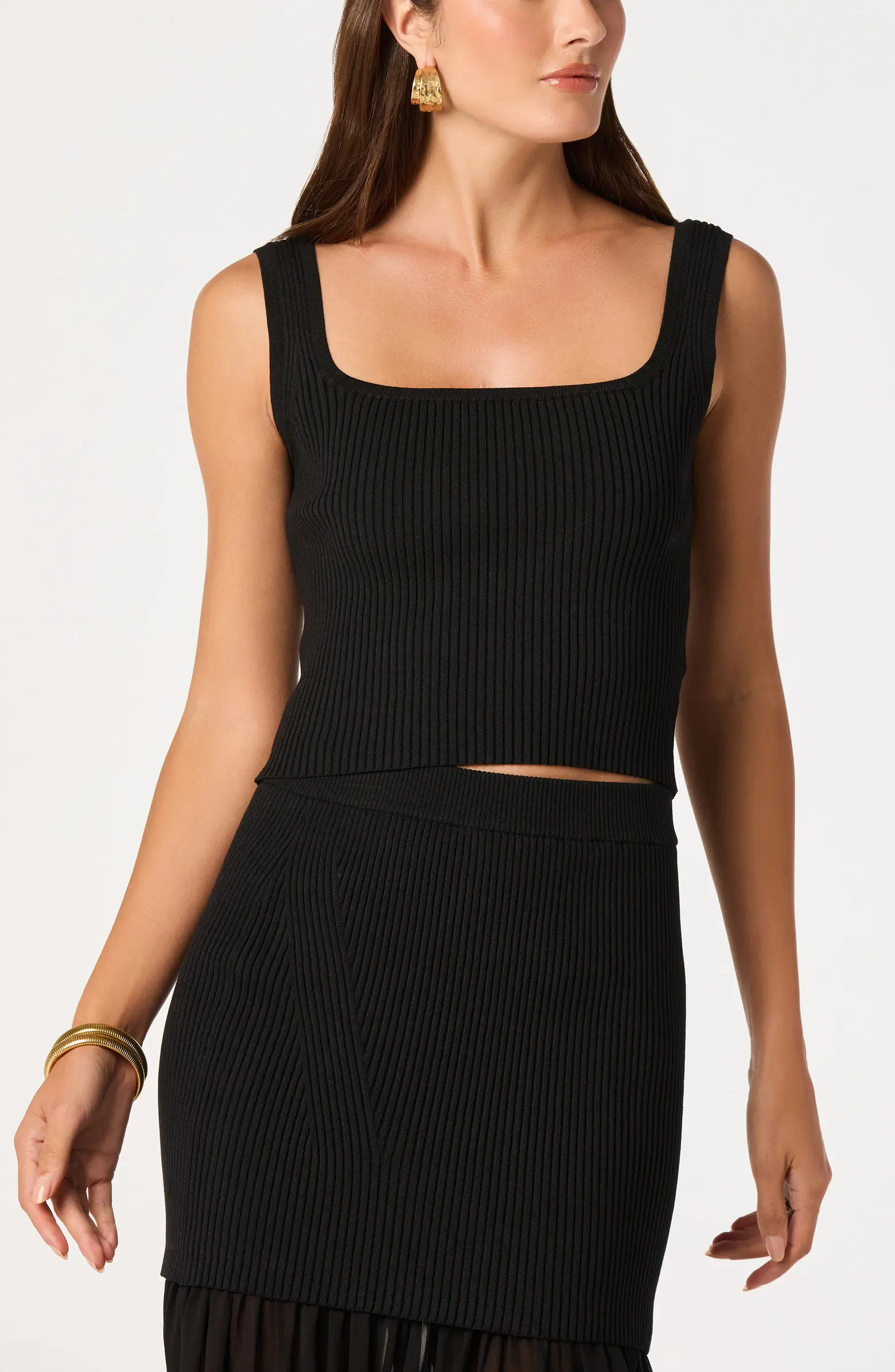 ASTR the Label Halie Rib Crop Tank | Nordstrom | Nordstrom