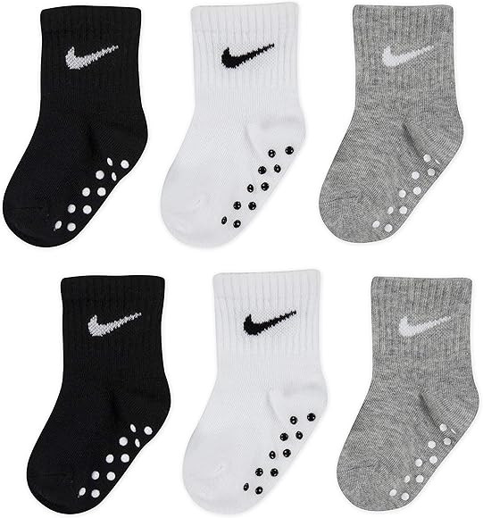 Nike baby-girls Ankle Gripper Socks (3 Pairs) | Amazon (US)
