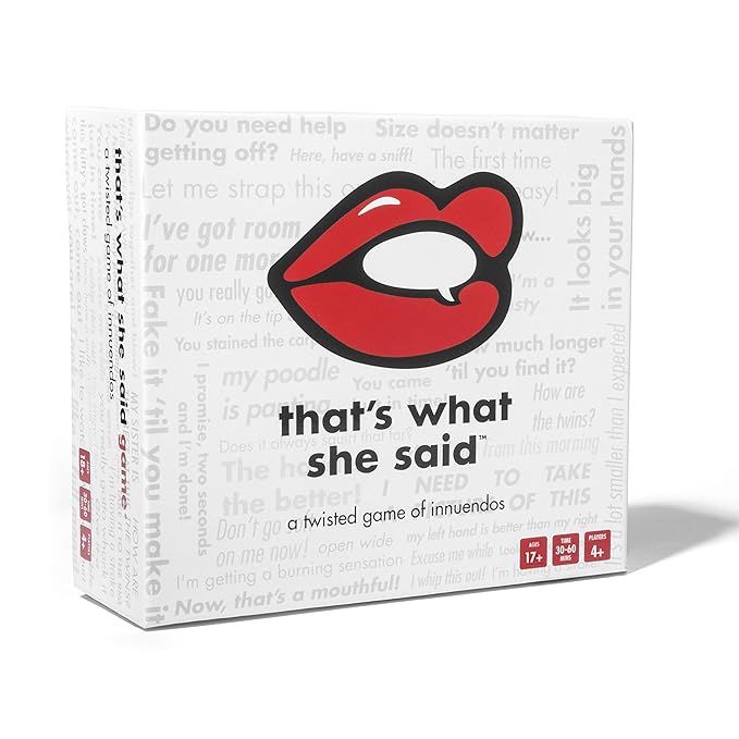 That's What She Said - The Party Game of Twisted Innuendos | Amazon (US)
