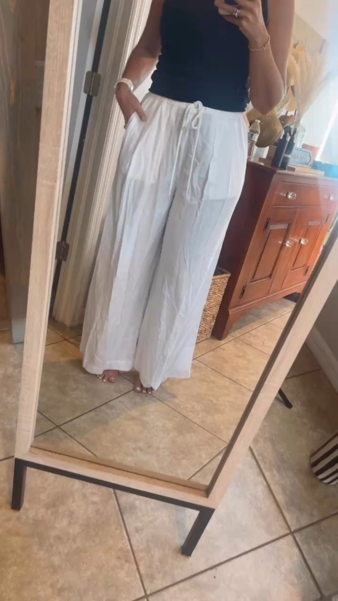 Love these wide leg pants!! 


#LTKOver40 #LTKSeasonal #LTKSwim