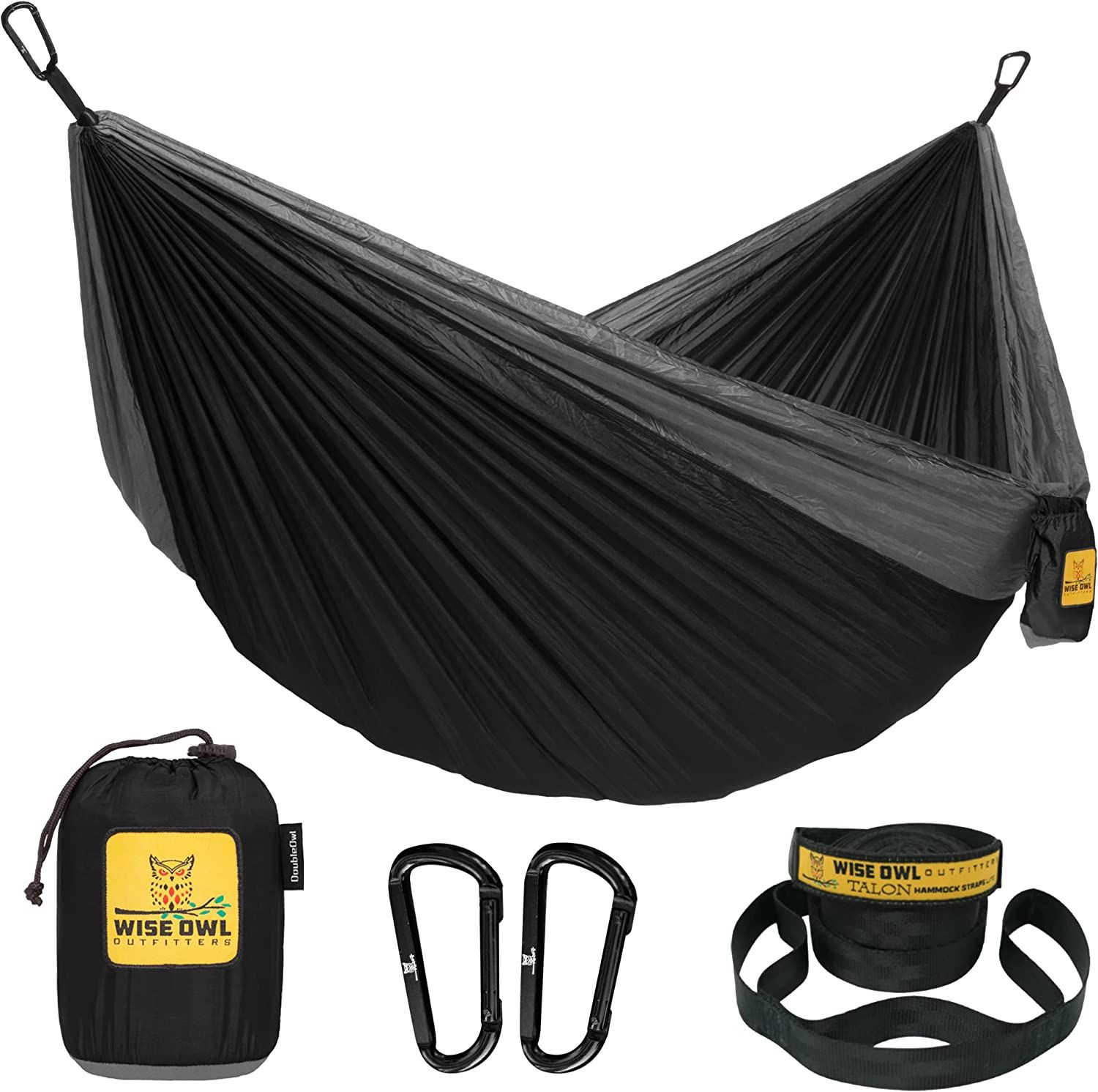 Wise Owl Outfitters Camping Hammock - Camping Accessories Single or Double Hammock for Outdoor, T... | Amazon (US)