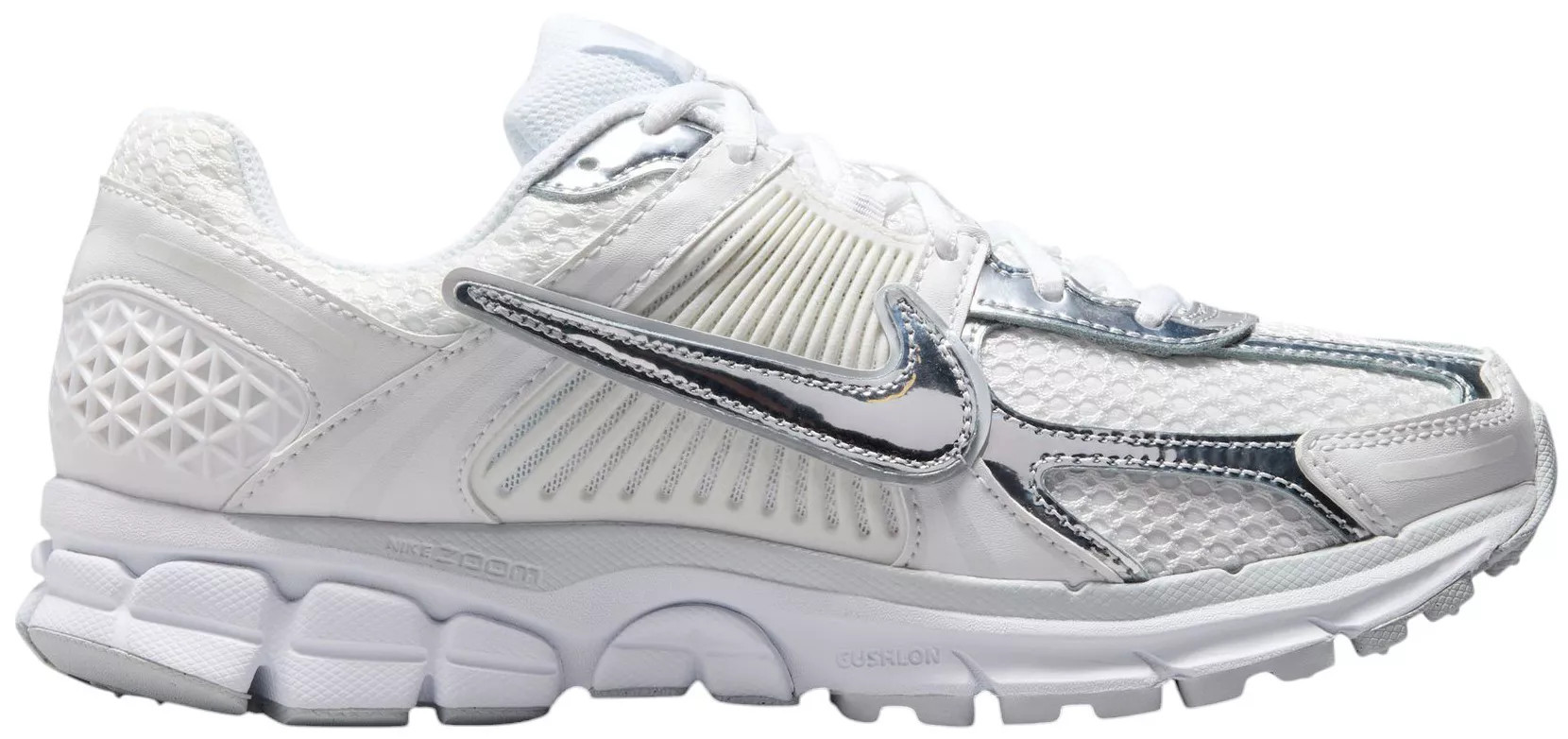 Nike Women's Zoom Vomero 5 Shoes, Size 9.5, White/Metallic Silver | DICK'S Sporting Goods