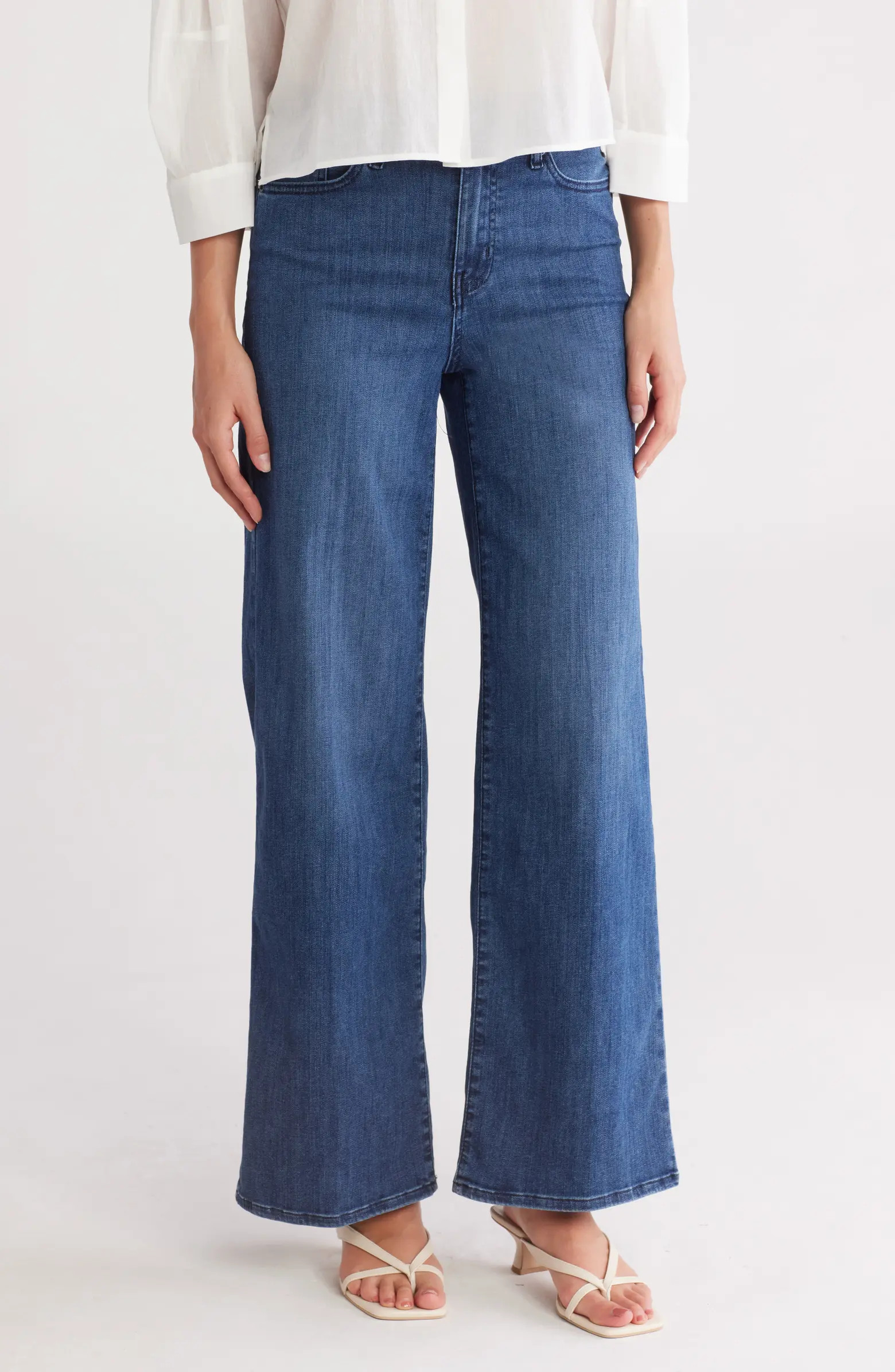Le Slim Palazzo High Waist Wide Leg Jeans | Nordstrom Rack