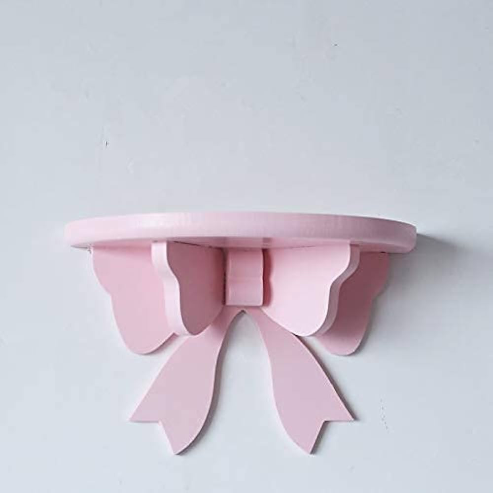 PEXIZUAN Kawaii Wood Floating Shelf Kawaii Wall Decor Kawaii Room Decor Kawaii Pink Room Decor (P... | Amazon (US)