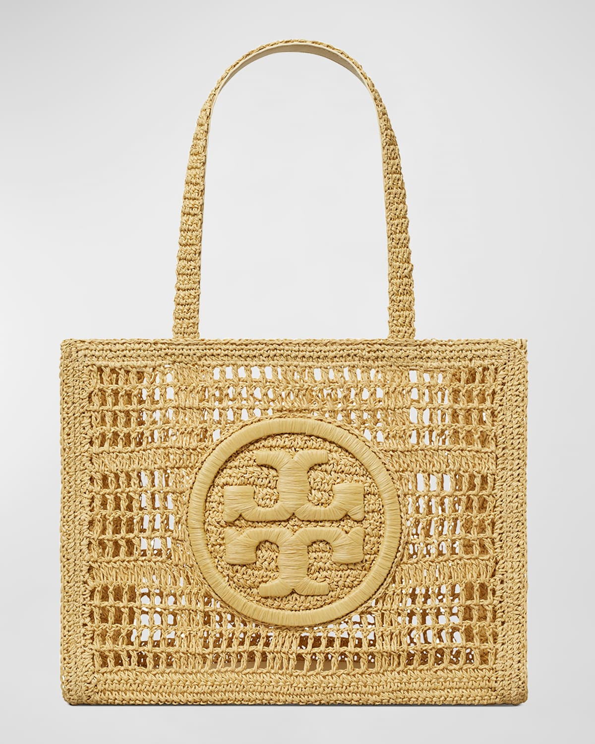 Ella Small Crochet Straw Tote Bag | Neiman Marcus
