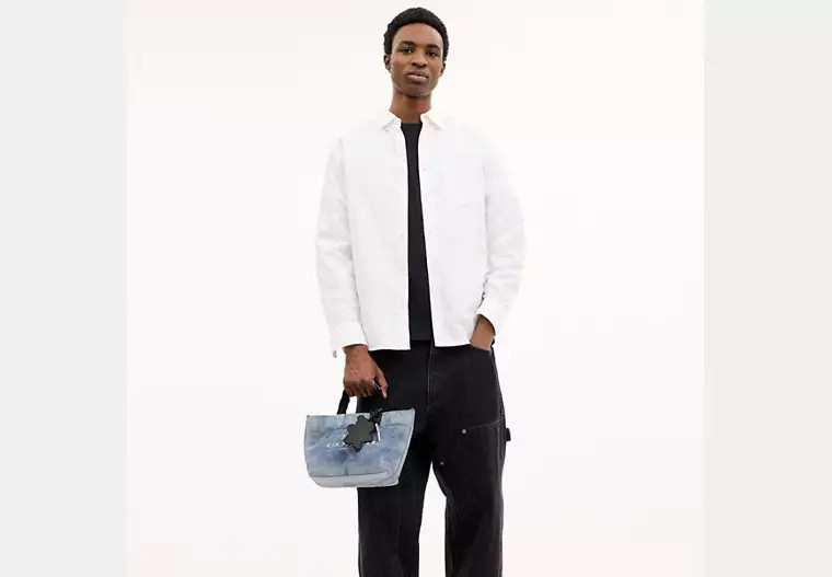 Mini Tour Tote Bag In Loved Denim | Coach (US)