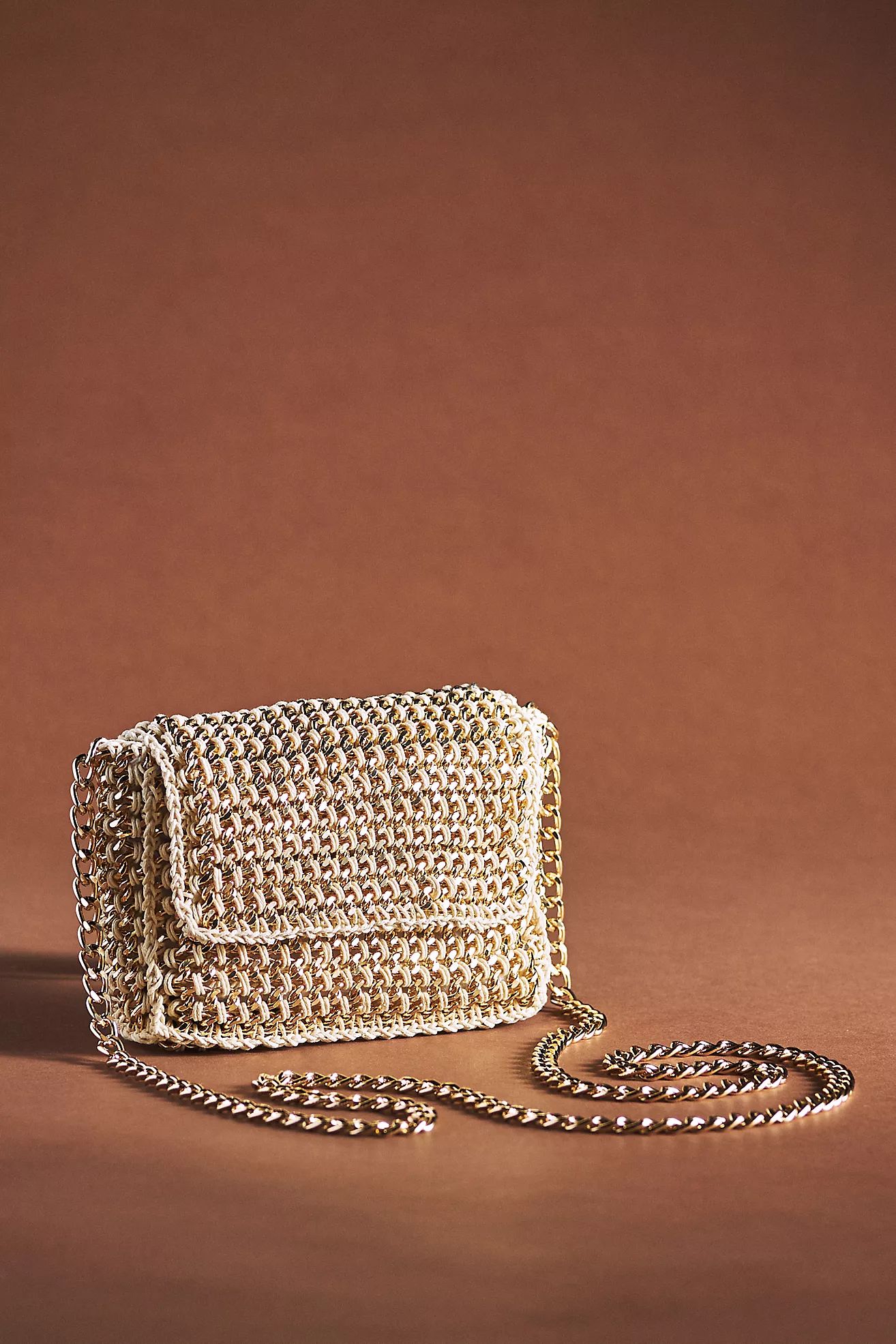 By Anthropologie Woven Chain Bag | Anthropologie (US)