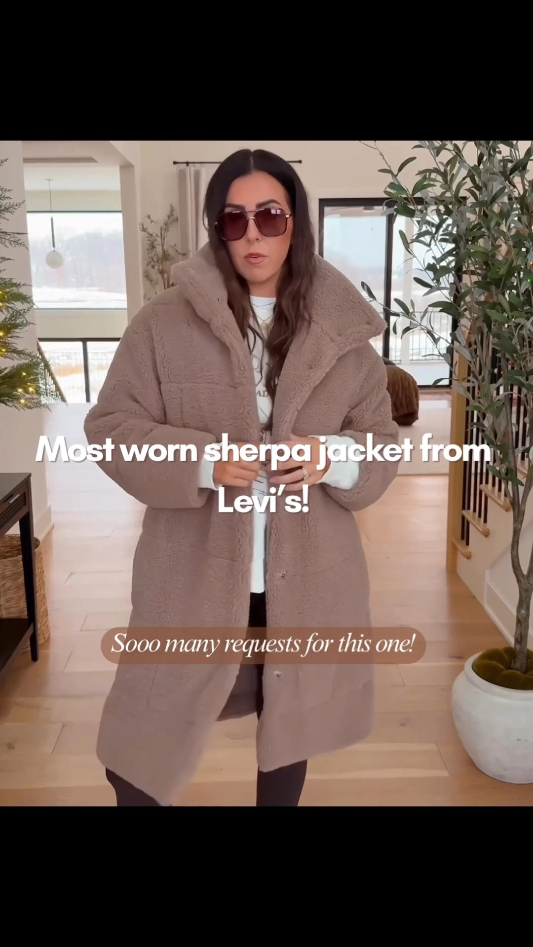 I have been wearing this long Sherpa jacket from Levi’s all winter! I am wearing a medium

#LTKSaleAlert #LTKOver40