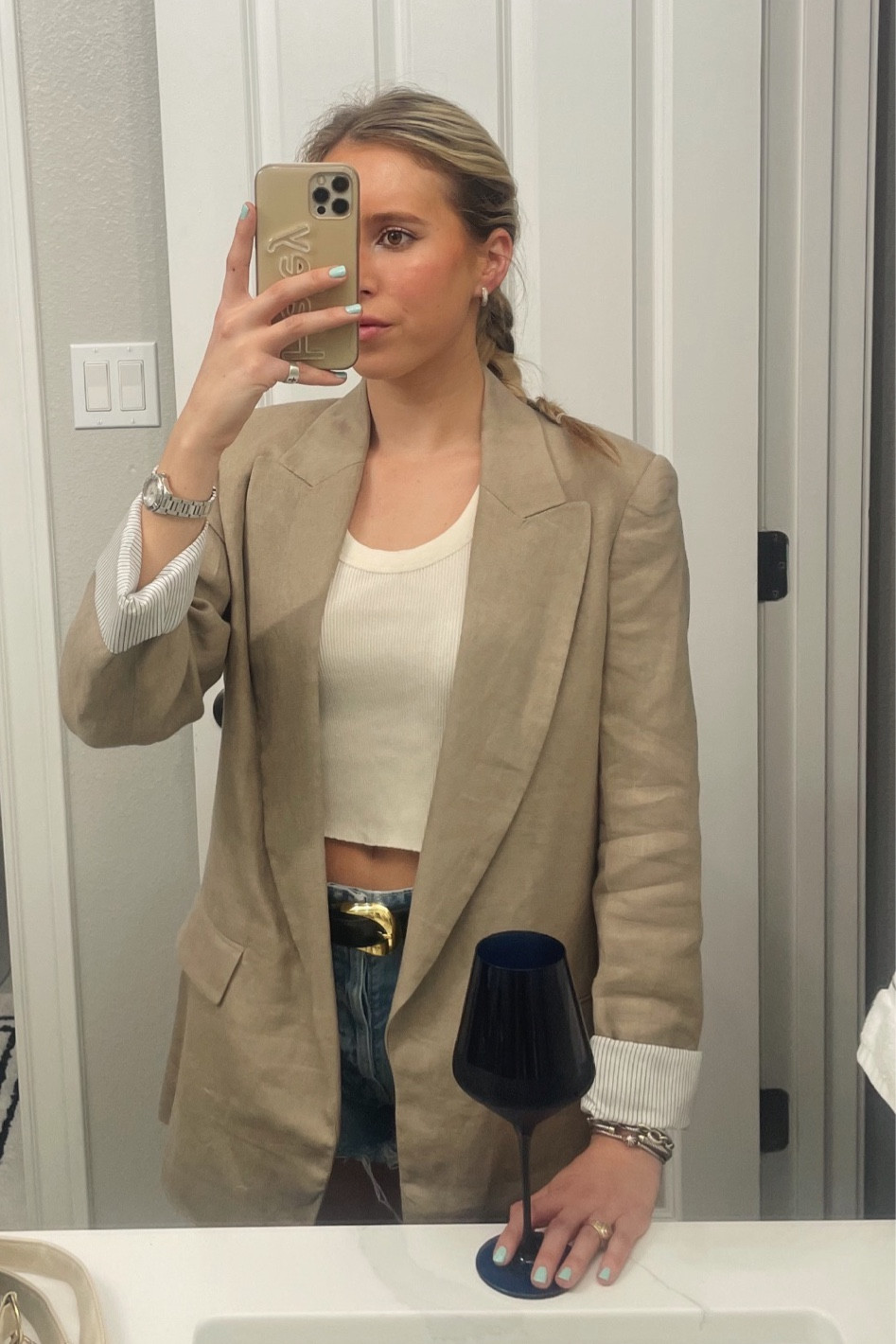 Blazer & belt are Zara but linked similar. These jean shorts are the perfect length! 

#LTKstyletip #LTKhome #LTKFind