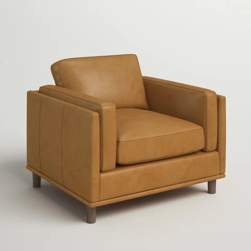 Collin Faux Leather Armchair | Wayfair North America