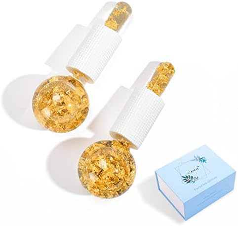 CIBLUTY Ice Cryo Sticks Facial Globe with Golded Essence- 2PC Cooling Globes for Cold or Hot Skin... | Amazon (US)