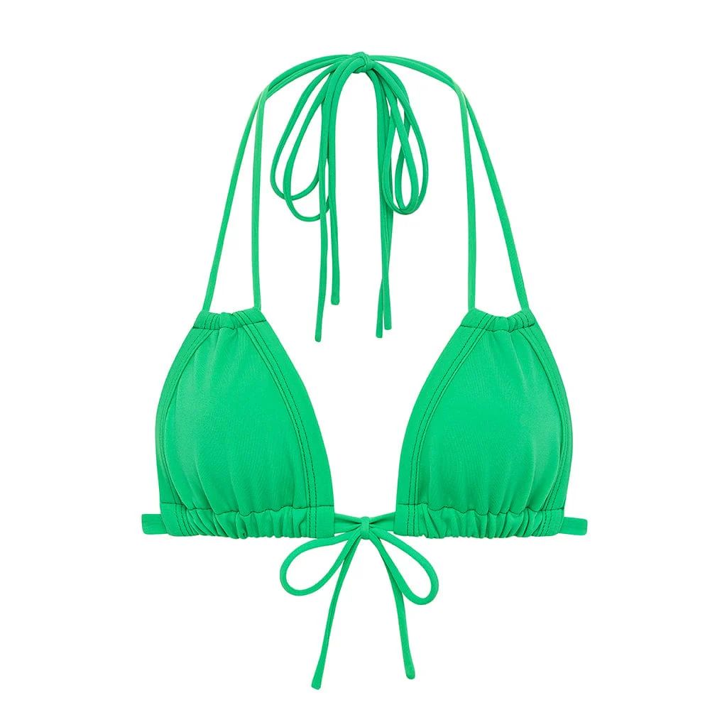 Verde Euro Bows Bikini Top | Montce