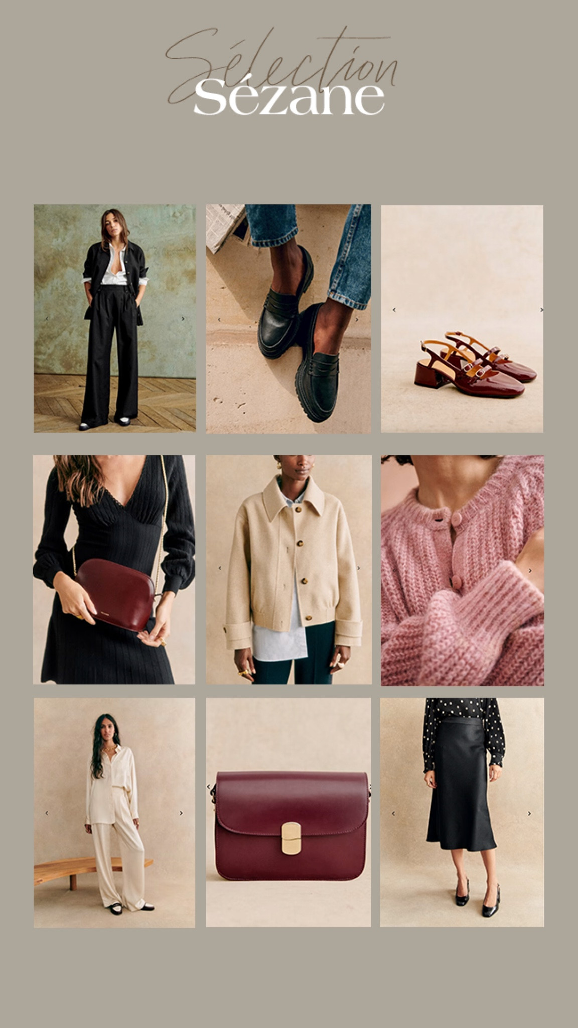 Coups de coeur Sézane - Novembre. 
Plus de frais de douanes pour les Canadiennes. 

#LTKshoecrush #LTKeurope #LTKSeasonal