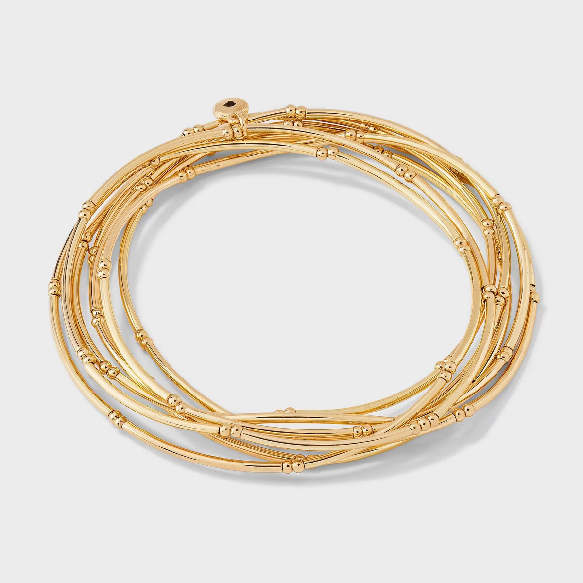 Tube Stretch Bracelet Set 7pc - Universal Thread™ Gold | Target