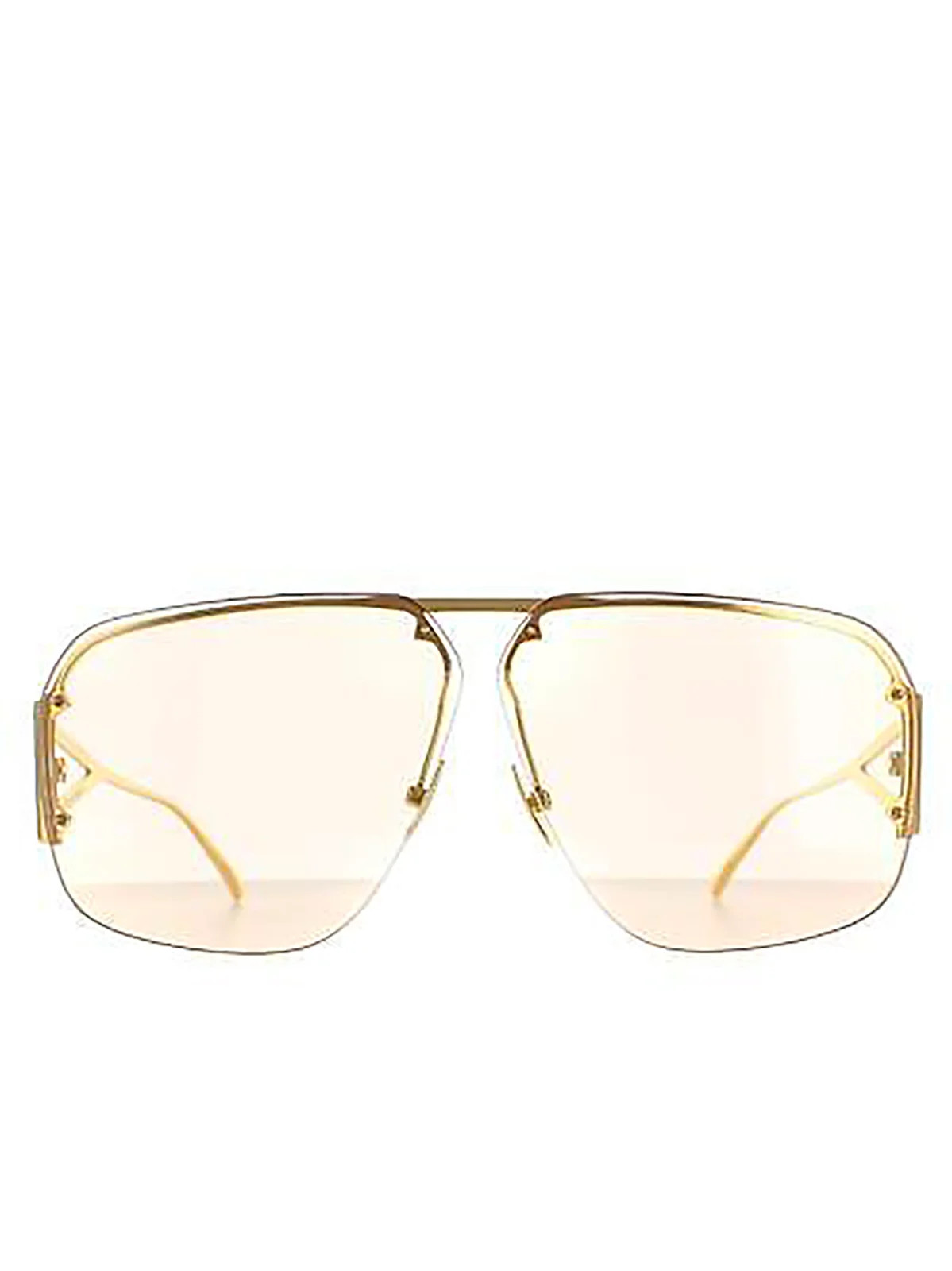 Bottega Veneta Eyewear Aviator Sunglasses | Cettire Global