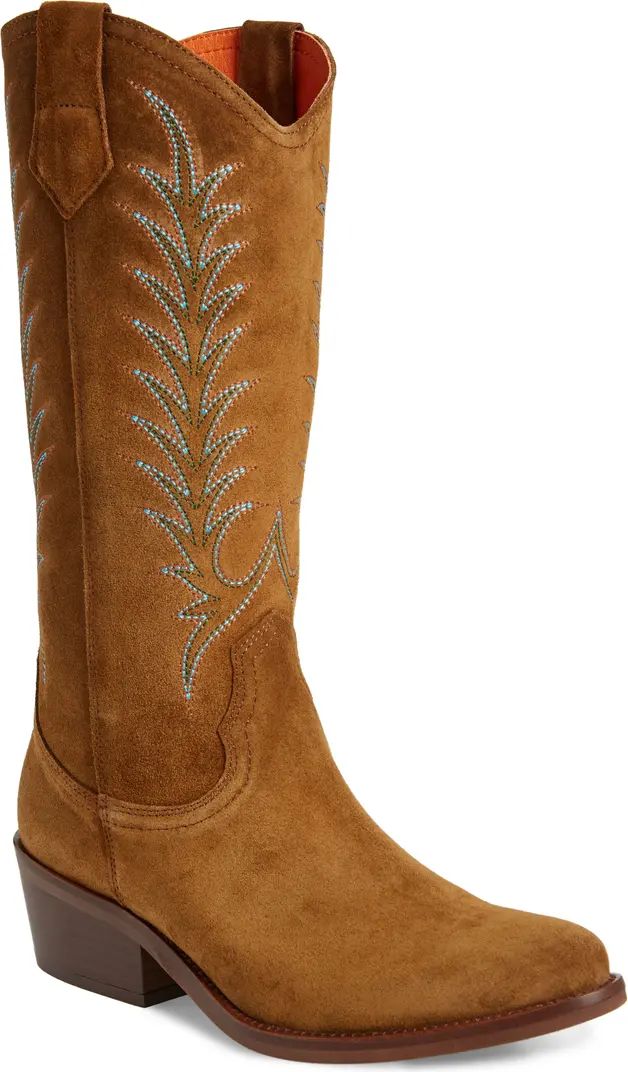 Goldie Embroidered Cowboy Boot (Women) | Nordstrom