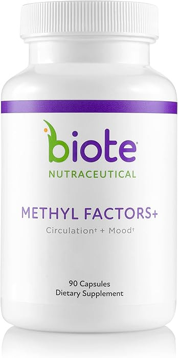 Biote Nutraceuticals - Methyl Factors+ - Circulation + Mood (90 Capsules) | Amazon (US)