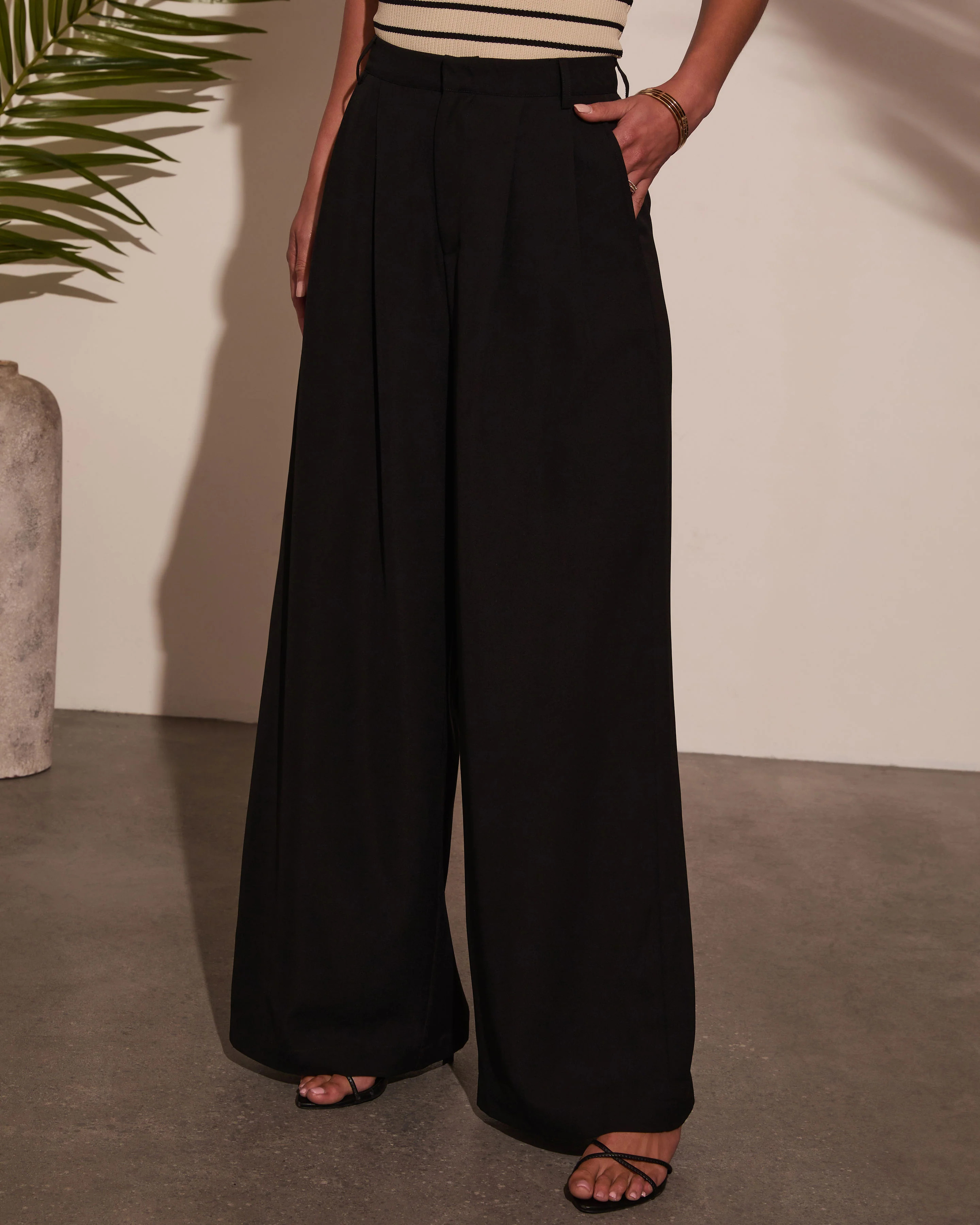 Madrigal Pocketed Wide Leg Pants | VICI