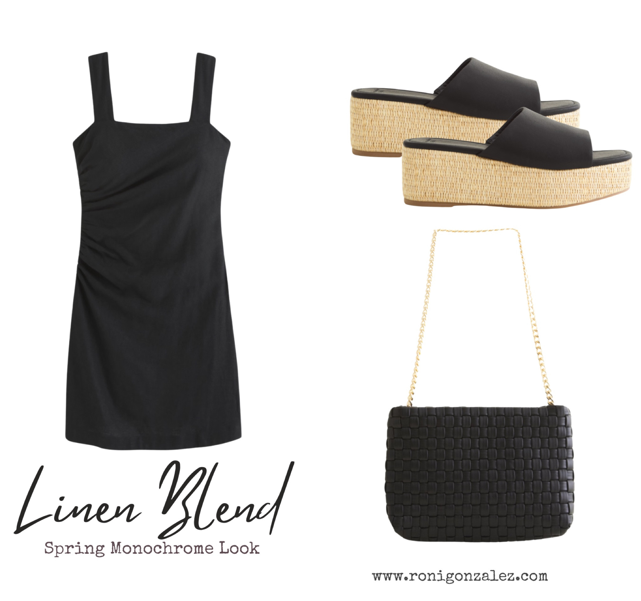 Spring Linen-Blend Square Neck Mini Dress | Abercrombie & Fitch | Spring Look |Straw Platform Sandals | Vegan Leather Purse 

#LTKSeasonal #LTKSpringSale #LTKstyletip