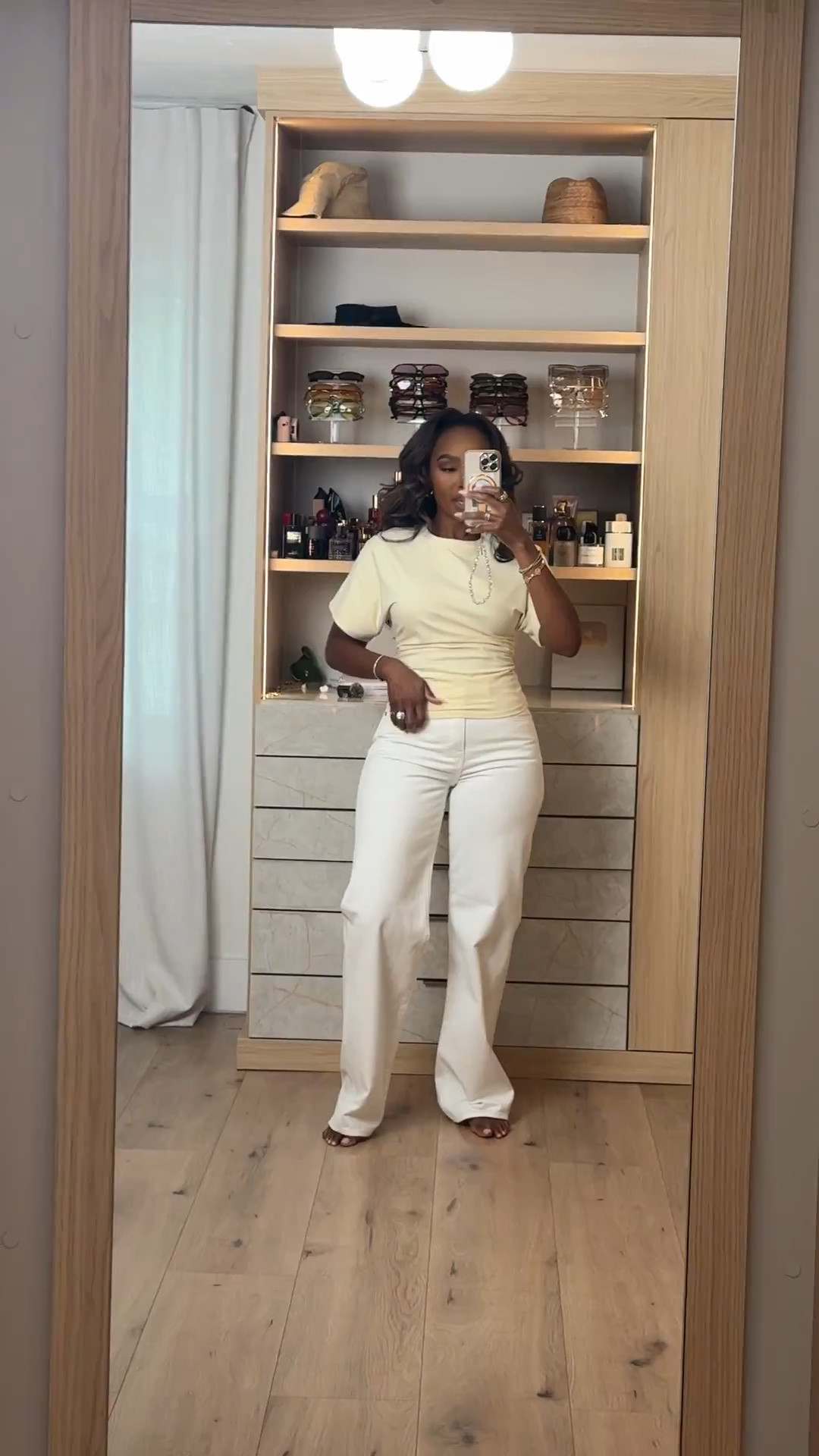 Scroll to shop! ✨ Everything from this look is linked below. 👇🏽    

Wearing: Size Small | 5’4” | 140 lbs | Denim 2 Long

📲   Download the FREE LTK app & follow me (@kirasfashionfinds) to shop all my daily finds.  #LTKootd #LTKPetite #LTKU