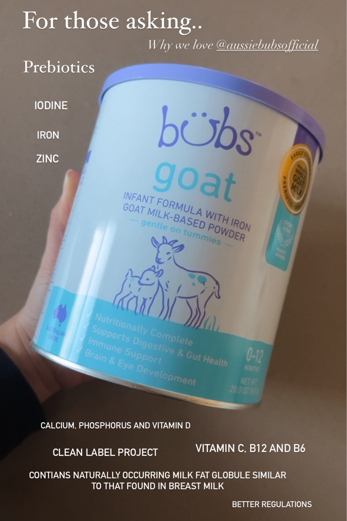 A great clean formula alternative to your typical cow base formula! Clean and non toxic 

#LTKBaby #LTKKids #LTKFamily