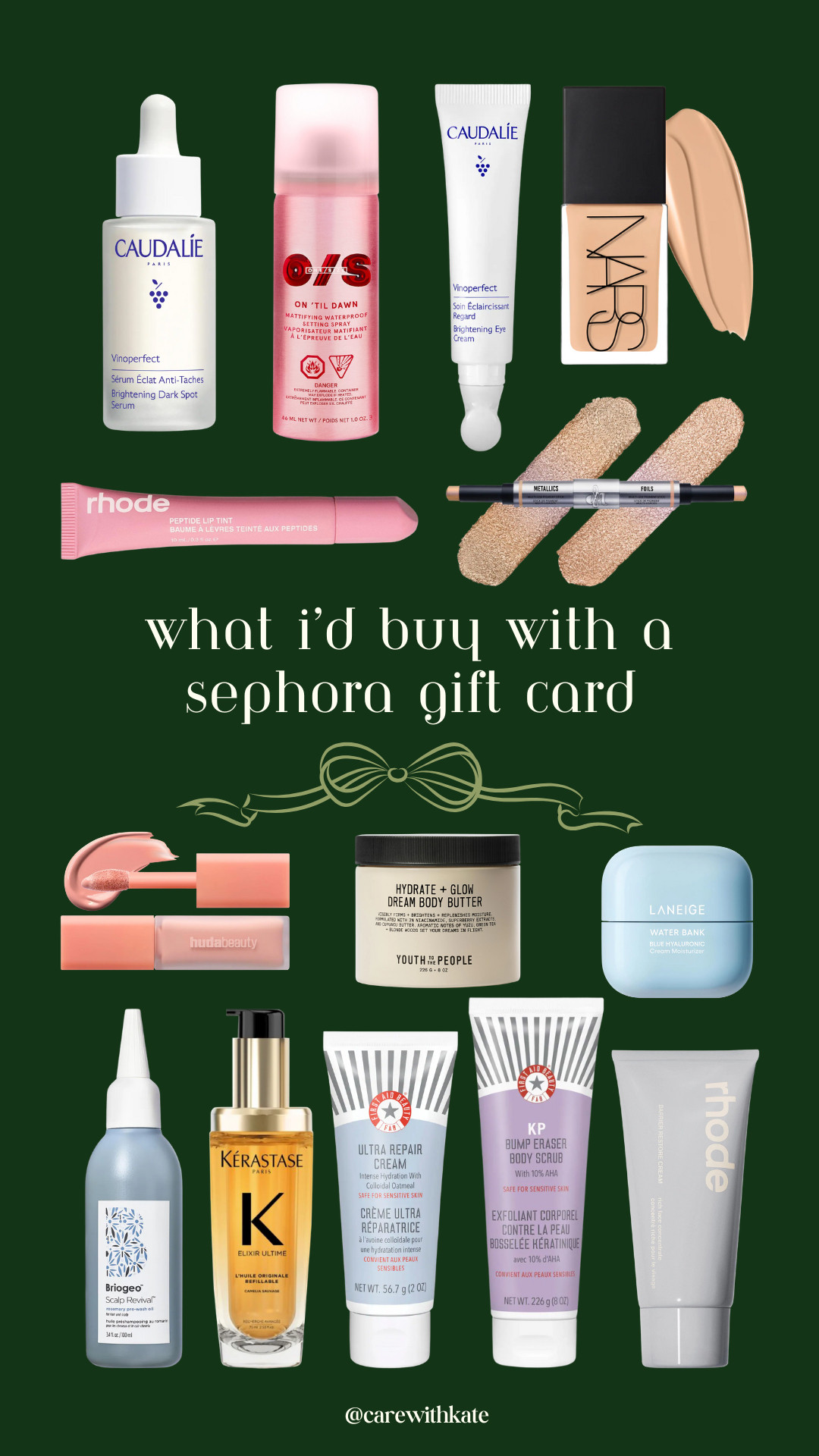 If I got a Sephora gift card, here's some of my favorites that I'd buy! 

 #LTKbeauty