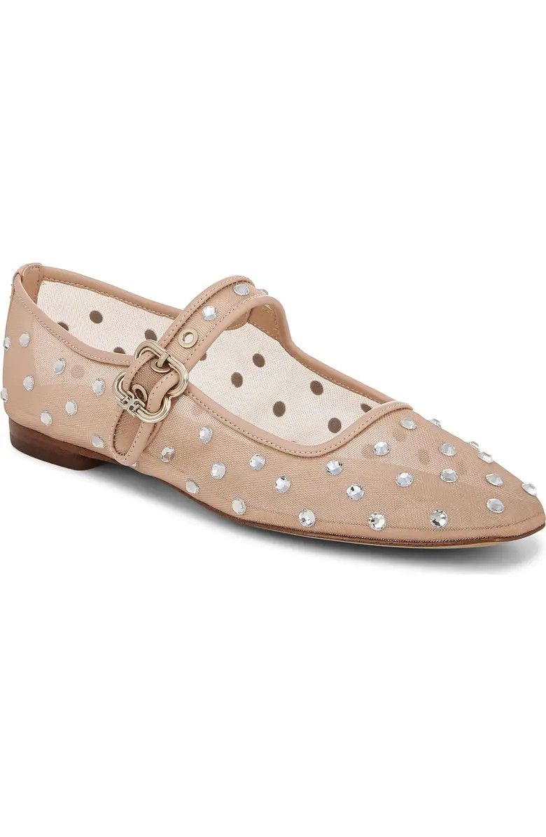 Sam Edelman Michaela Shine Mary Jane Flat (Women) | Nordstrom | Nordstrom
