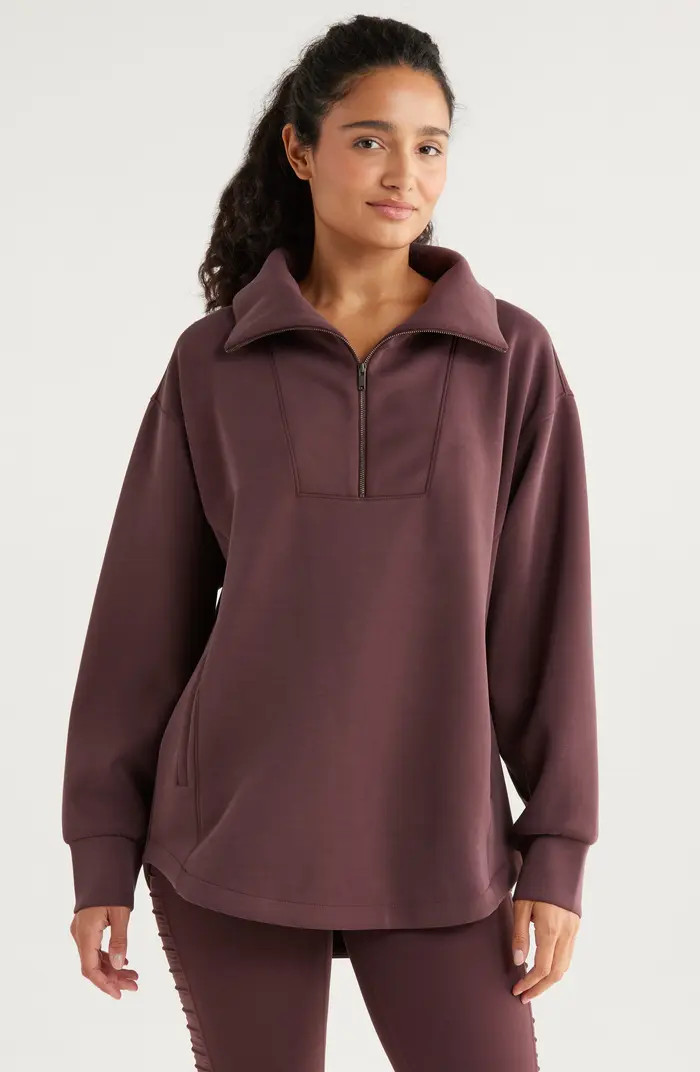 Ultrasoft Half Zip Tunic | Nordstrom
