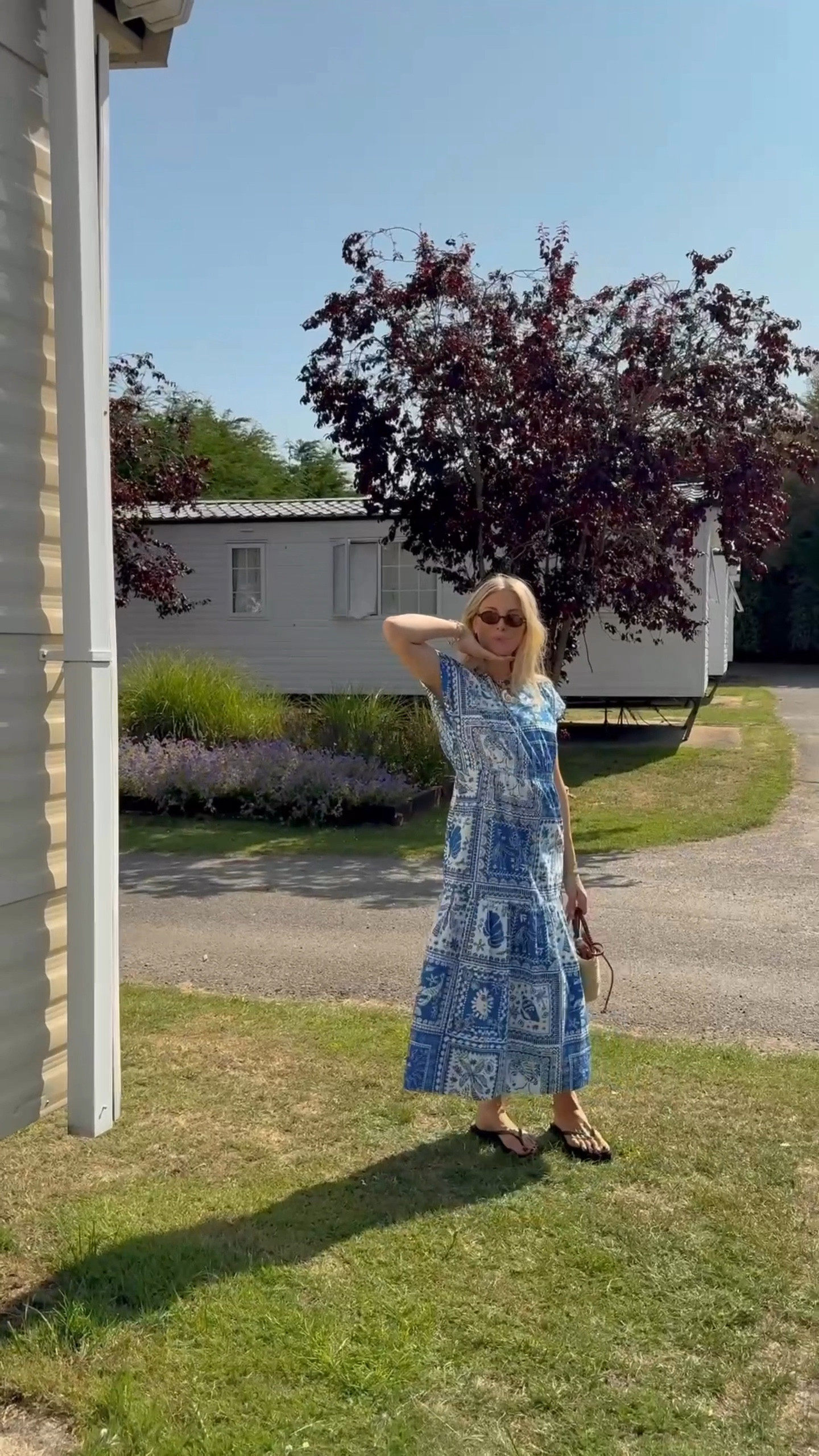 Summer holiday outfits for a uk staycation beach holiday, beach outfit; summer dress, maxi dress, mini dress, oliver bonas blue maxi dress, free people white dress , amazon summer cami, printed dress, black havaiana flip flops, American vintage striped maxi dress 

#LTKstyletip #LTKuk #LTKsummer