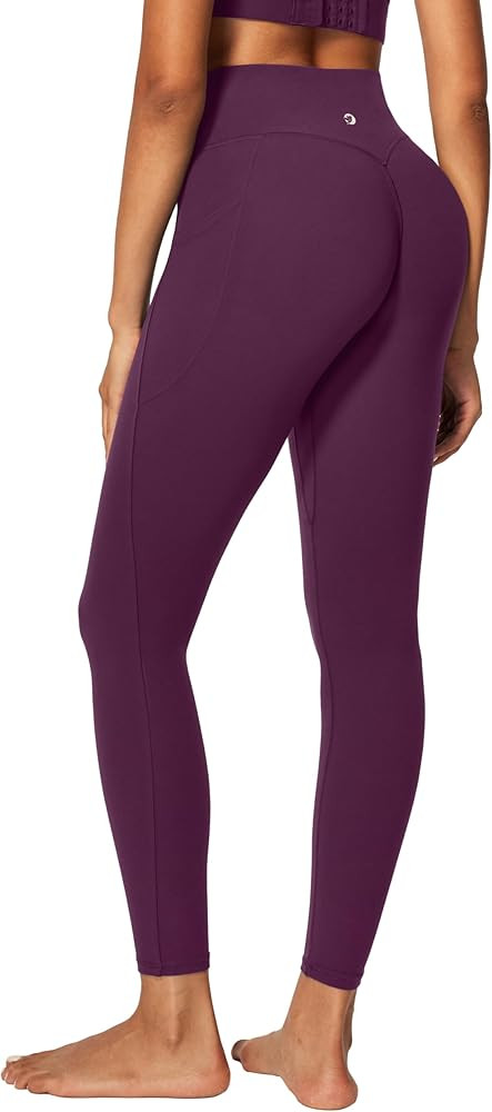 IUGA Invisible Scrunch Butt Lifting Leggings for Women No Front Seam Gym Leggings with Pockets Yo... | Amazon (US)