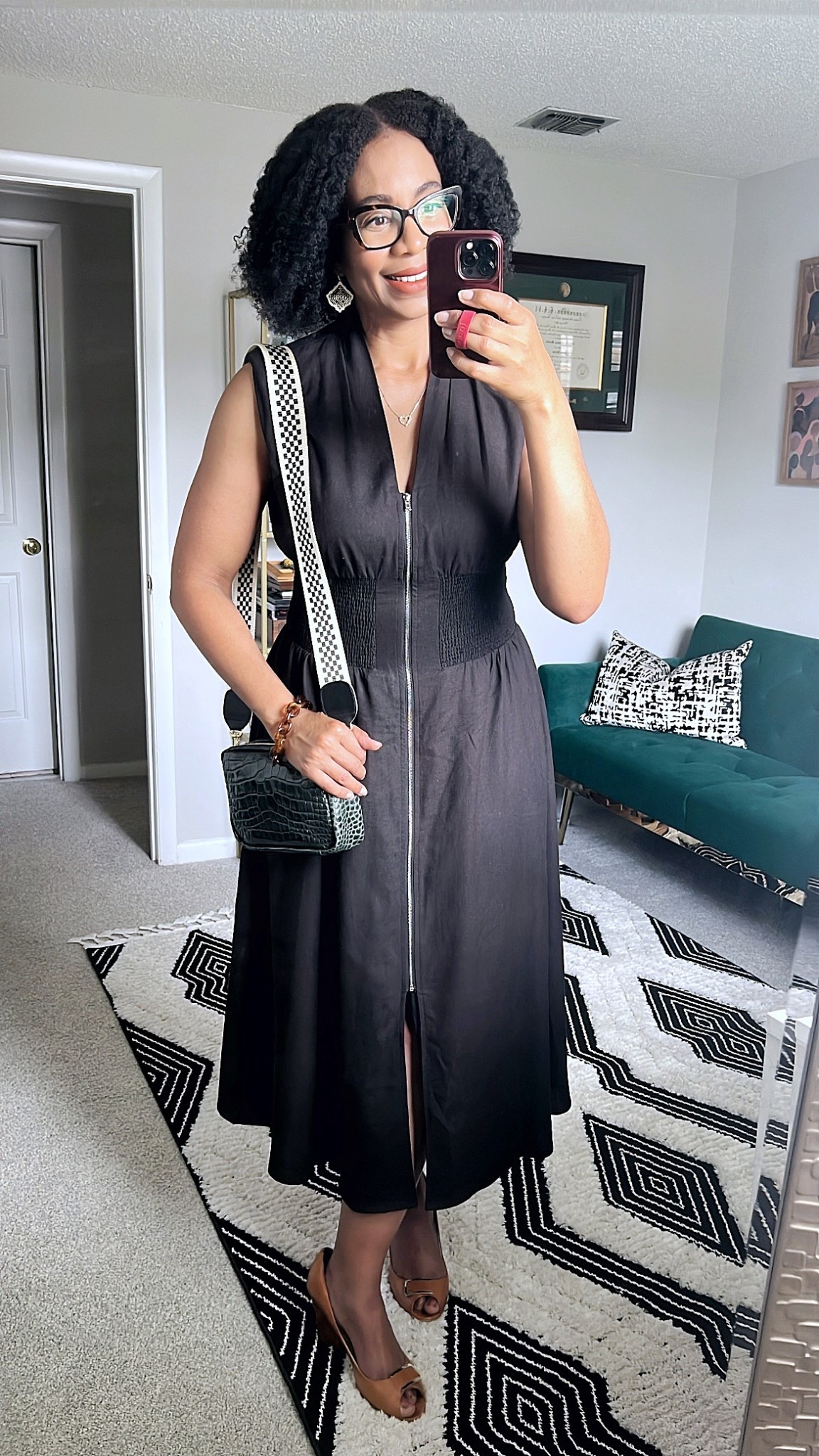 Outfits Lately - Office Workwear

•Rachel Zoe Sleeveless Ruched Waist Zipper Front Maxi Dress
•Kendra Scott Ari Heart Pendant Necklace (old)
•Kendra Scott Kirsten Drop Earrings in Filigree
•Clare V. Resin Link Bracelet - Tortoise
•Clare V. Midi Sac (old) &  Crossbody strap
•Coach Heels (old)

workwear, office outfit, business casual, affordable workwear, spring outfit, work outfit, spring workwear, summertime, summer dress

#LTKSeasonal #LTKOver40 #LTKWorkwear #LTKMidsize #LTKItBag #LTKFindsUnder100 #LTKStyleTip #LTKShoeCrush