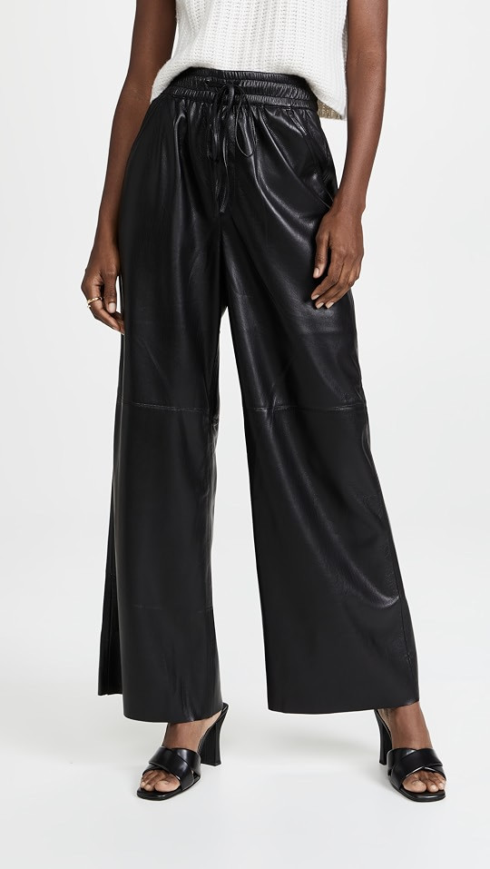 Good American Leather Wide Leg Pants | SHOPBOP | Shopbop