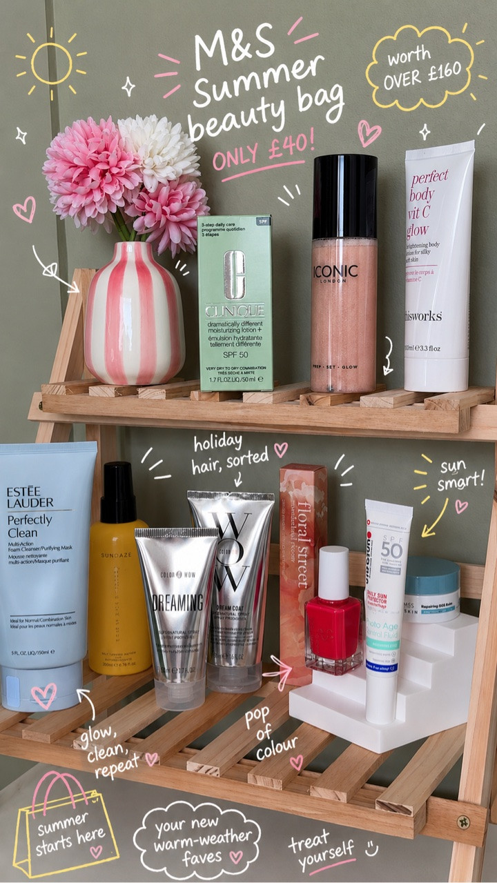 Have you seen the M&S beauty bag? 

I have already delved in and started testing some of these gorgeous products! 

Which product would try first? 

#marksandspencerstyle #beautybag #beautyhail #beautyugc AD| @socialtiphq @marksandspencerstyle @marksandspencer