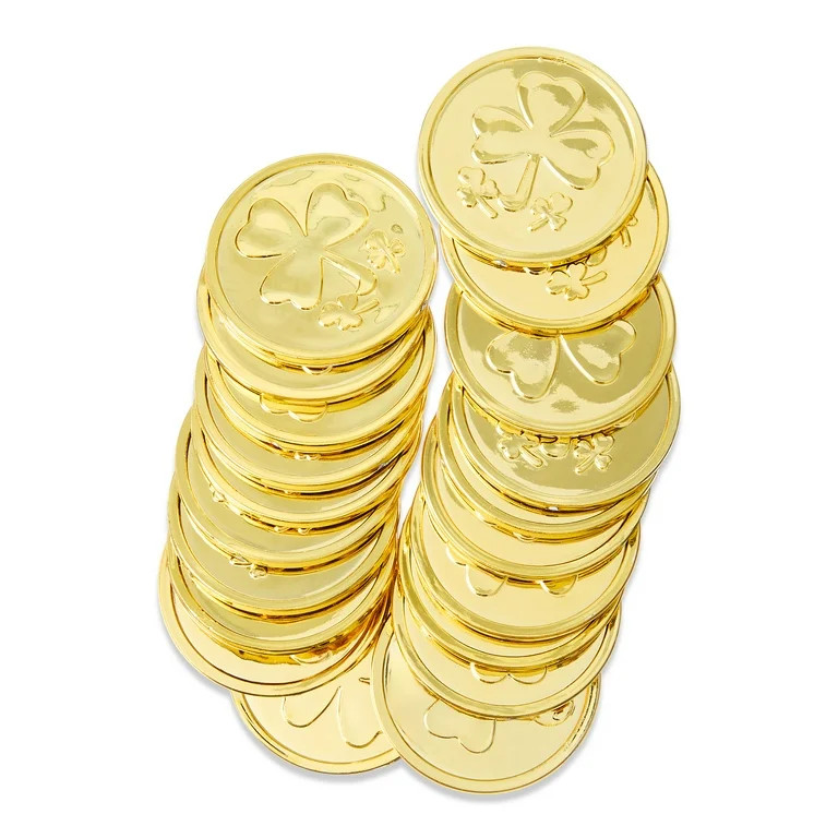 Gold Coins, 20 Count, St. Patrick's Day by Way To Celebrate | Walmart (US)