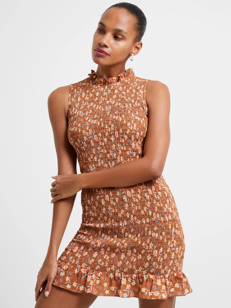 Camille Verona Crepe Smock Dress | French Connection (US)