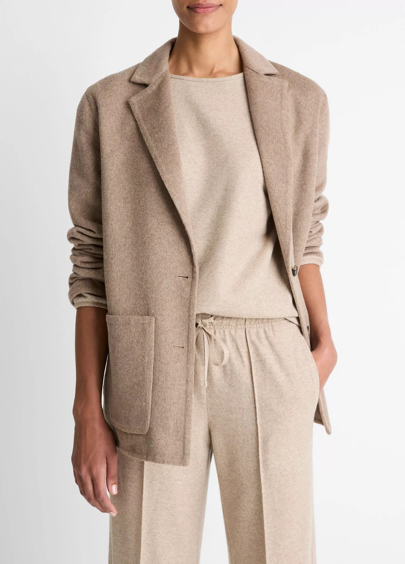 Double-Face Wool & Cashmere-Blend Blazer | Vince LLC