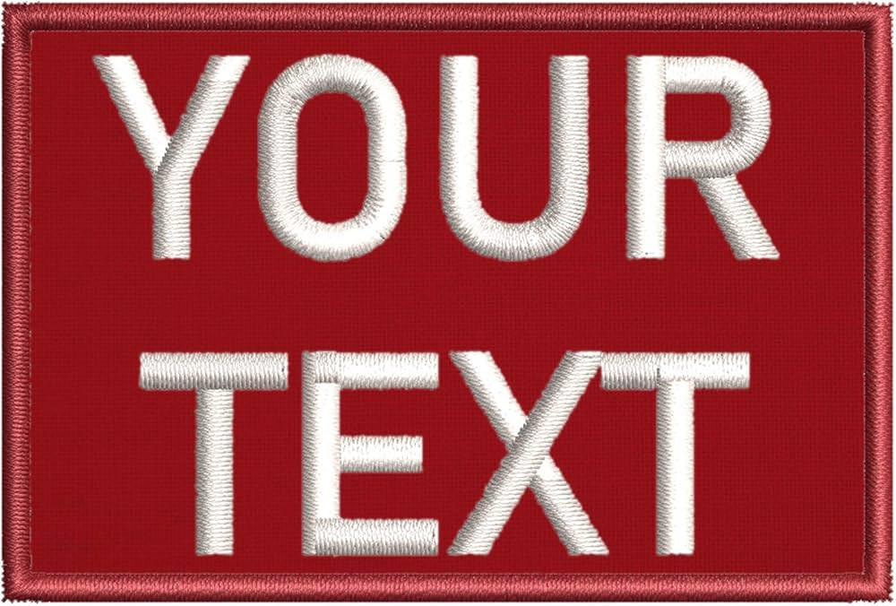 Customizable 2x3 Morale Patch - Red | Amazon (US)