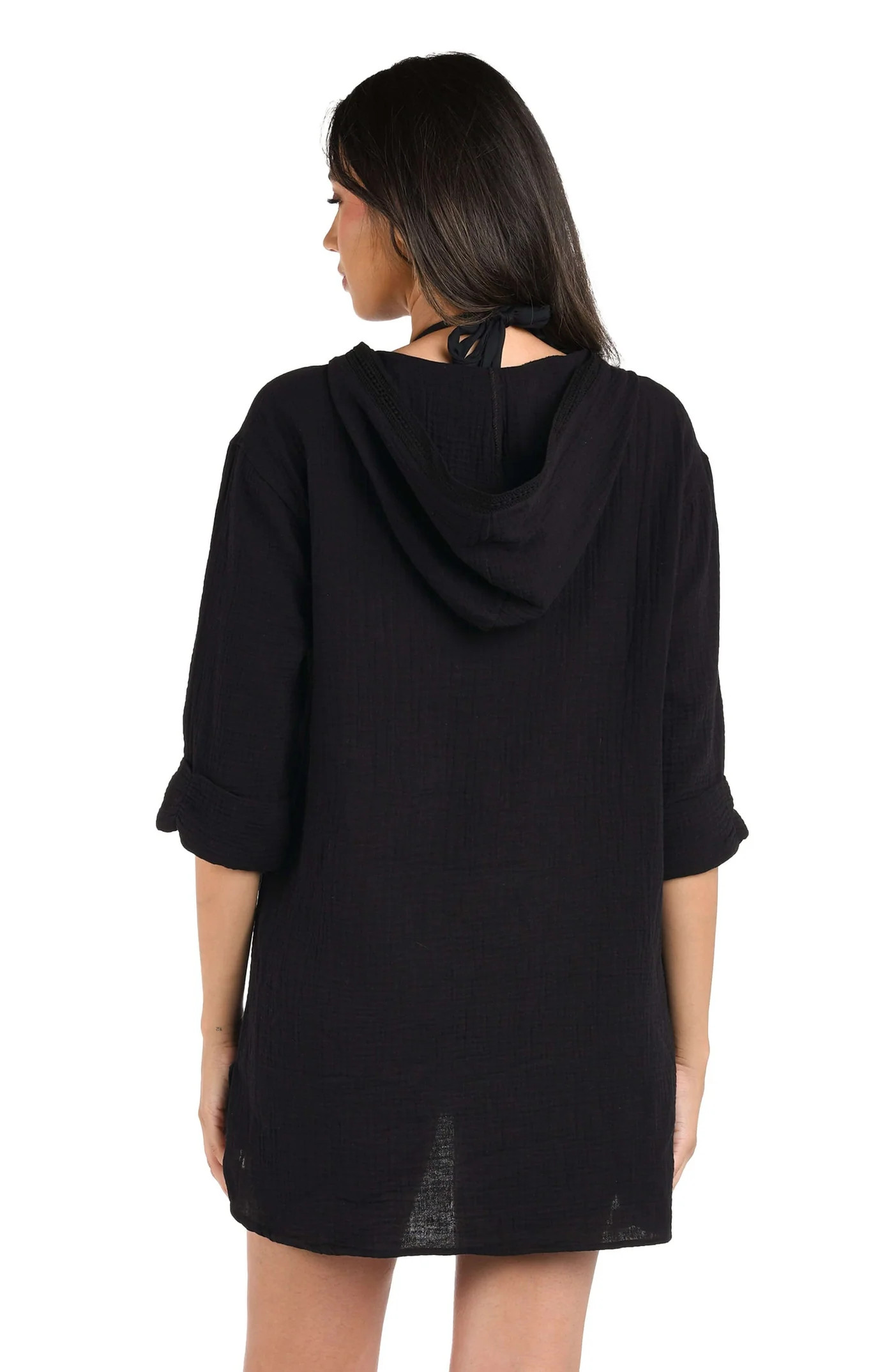 Seaside Covers Hoodie - Black | House of Swim