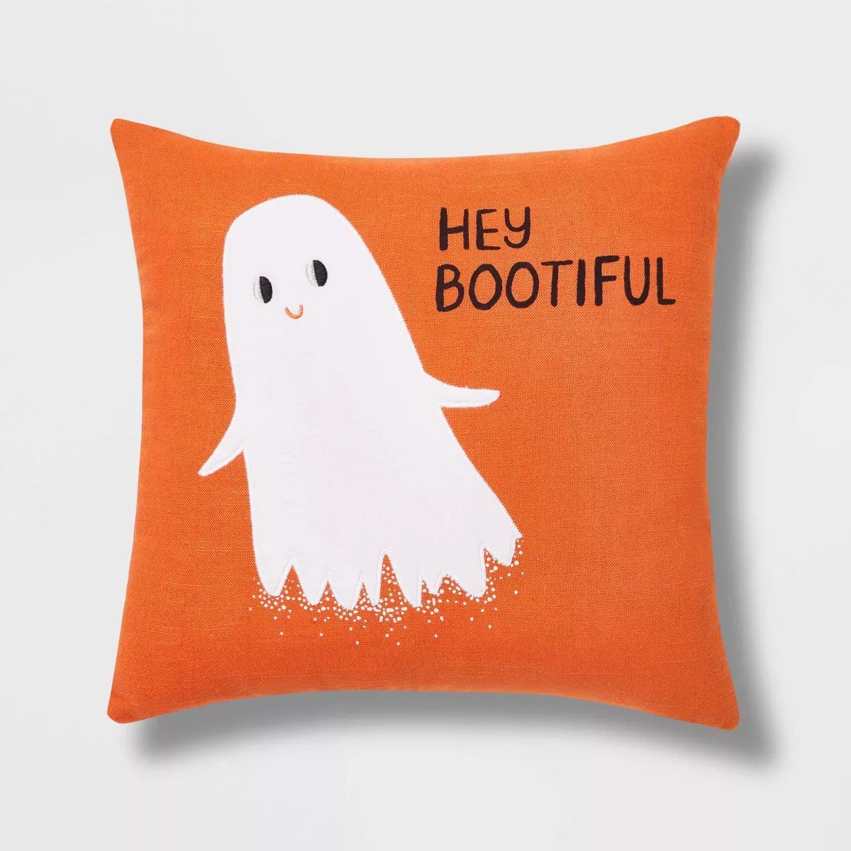 Hey Beautiful Ghost Square Halloween Throw Pillow - Hyde & EEK! Boutique™ | Target
