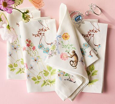 Cynthia Rowley Midsummer Night's Dream Napkins - Set of 4 | Pottery Barn (US)