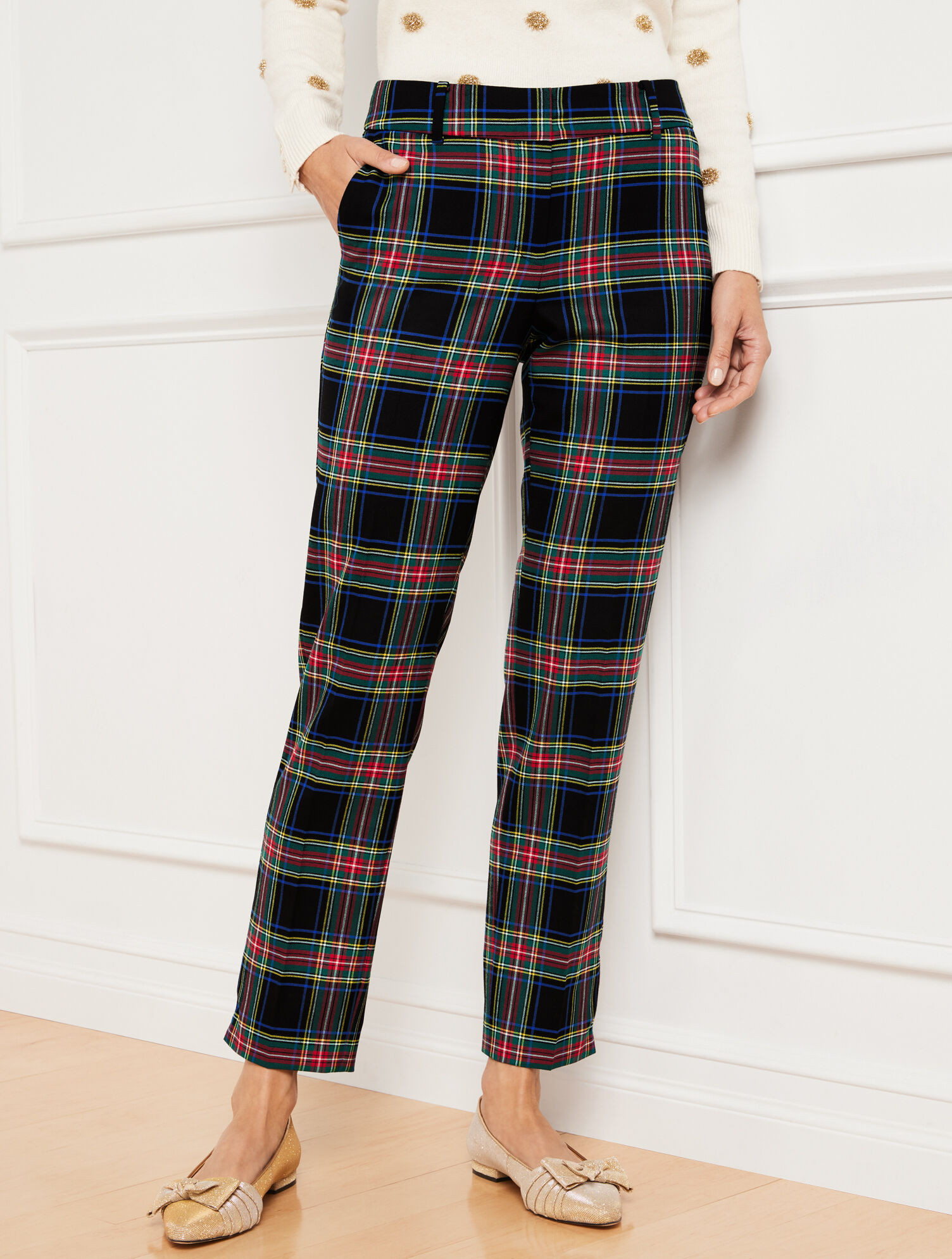Talbots Hampshire Ankle Pants - Celebrating Plaid | Talbots