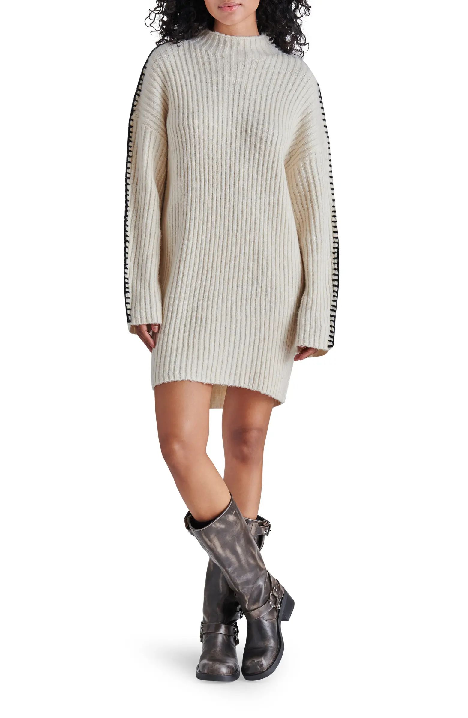 Gemma Whipstitch Long Sleeve Sweater Dress | Nordstrom