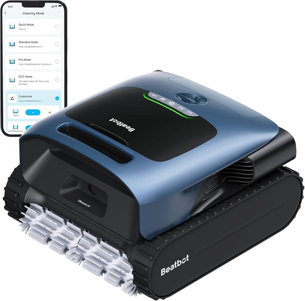 Aquasense Pro Cordless Robotic Pool Cleaner Robot, 5-in-1 Comprehensive Cleaning, Clarifies Water... | Amazon (US)