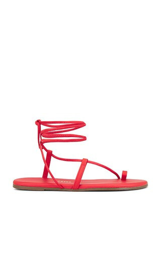 TKEES Jo Sandal in Red. - size 6 (also in 10, 11, 5, 7, 8, 9) | Revolve Clothing (Global)