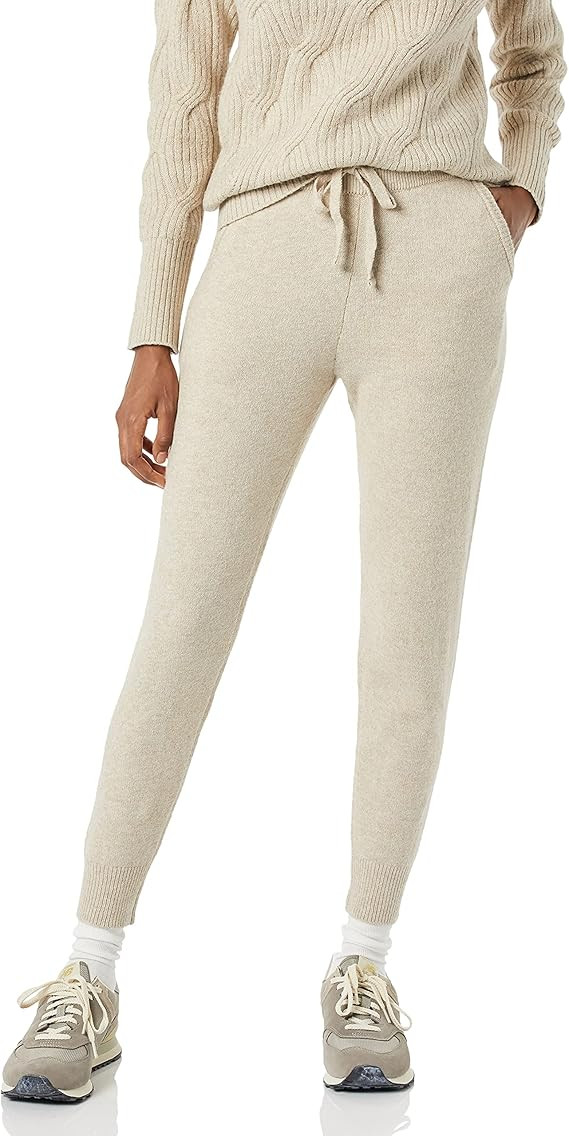 Amazon Essentials Women's Soft Touch Sweater Knit Jogger Pant | Amazon (US)