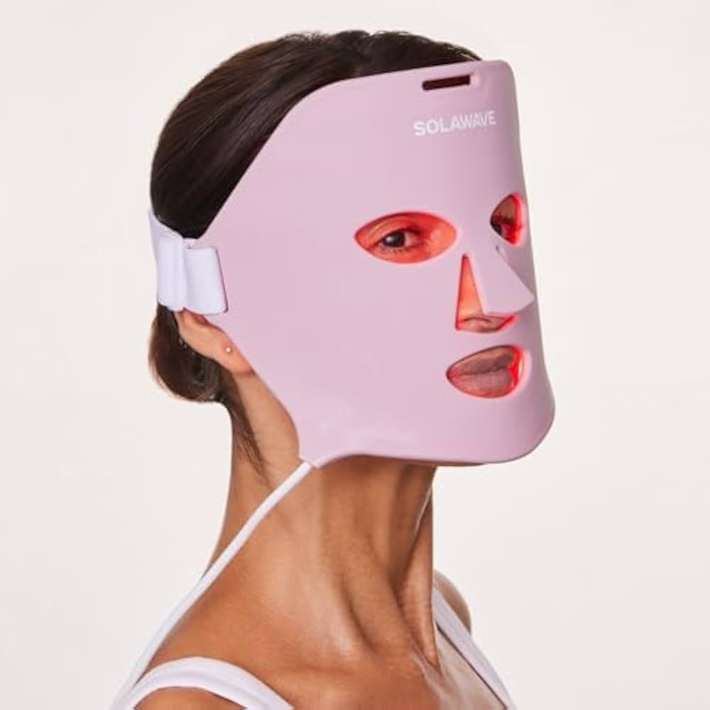 Solawave Wrinkle Retreat Light Therapy Face Mask | Red Light Mask with Infrared Light to restore ... | Amazon (US)