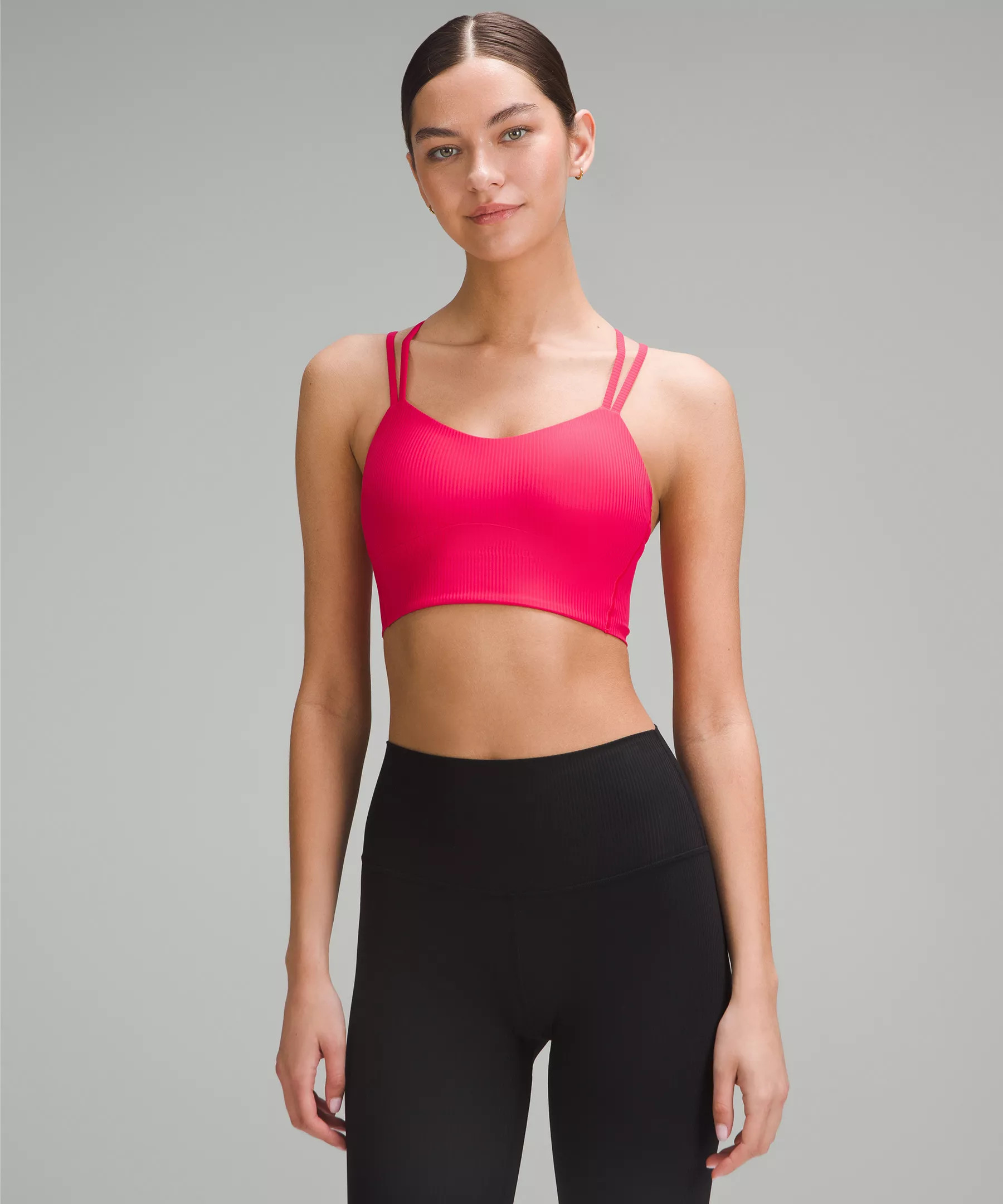 Like a Cloud Ribbed Longline Bra *Light Support, B/C Cup | Women's Bras | lululemon | Lululemon (US)