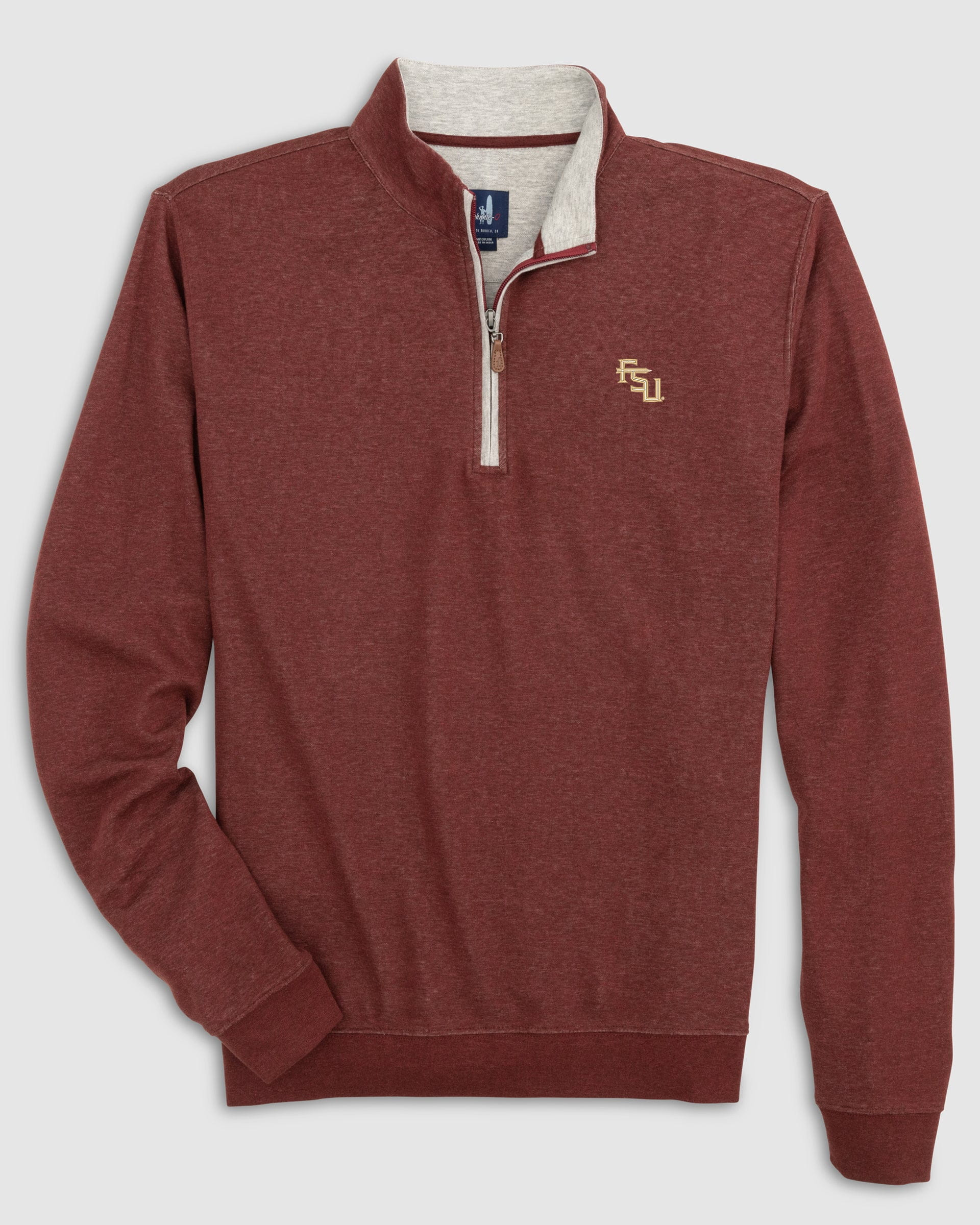 Florida State Sully 1/4 Zip - Stacked Logo | johnnie O
