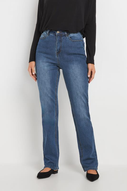 LTS PREMIUM Tall Mid Blue IVY Stretch Straight Leg Jeans | Long Tall Sally
