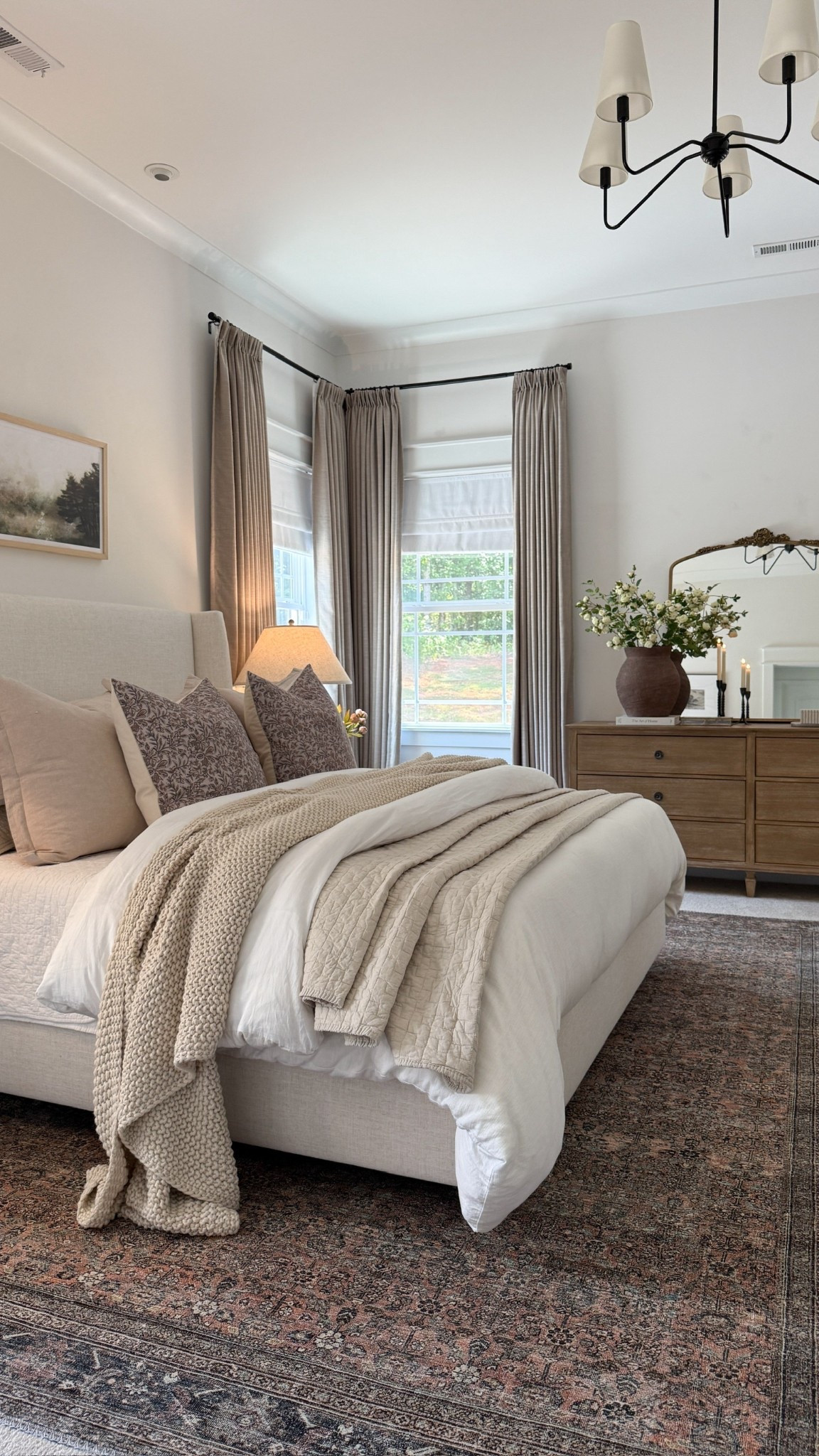 Primary bedroom that is both beautiful and cozy and calm🤍

#LTKFindsUnder50 #LTKSeasonal #LTKHome